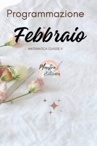 PROGRAMMAZIONE MATE CL_5 -Marzo- Maestra Elisetta