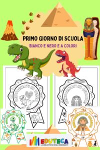 CLASSE SECONDA: COCCARDA PER IL PRIMO GIORNO DI SCUOLA! IN VERSIONE BIANCO E NERO E A COLORI!