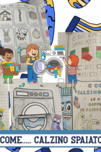 CALZINI SPAIATI: Poster da colorare