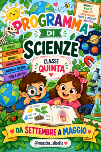 Programmazione Matematica Classe Quinta – Collana Settembre/Maggio (Maestra Elisetta)